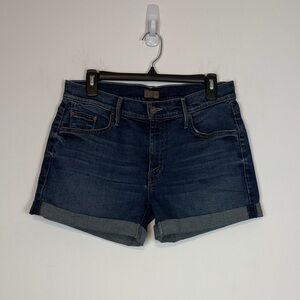 Mother The Dropout Cuff Jean Shorts. Size 27. Color Bushwhacked. Mid Rise.